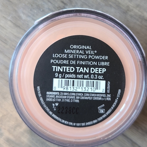 HP BareMinerals Original Veil - Loose Setting  Powder-Tinted Tan Deep .3oz - Picture 2 of 3